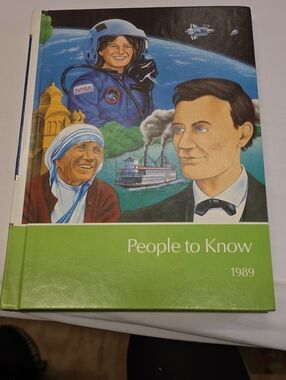 Childcraft Annual Book "People to Know 1989"